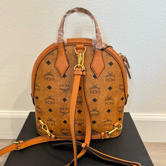 Brand New MCM Anna Visetos Backpack - Picture 4 of 10
